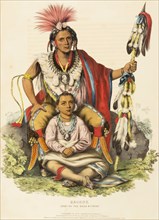 Keokuk. Chief Of The Sacs And Foxes (1838), Indians, Historical Indian tribes from North America,