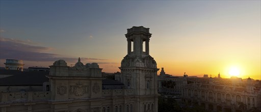 Authentic Old Havana (Havana Vieja) buildings at sunset in historic city center near Central Park