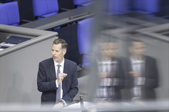 Christian Dürr, Member of the German Bundestag (FDP), recorded during a speech in the plenary