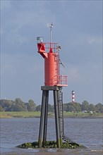 navigation mark, lighthouse, Glückstadt, Elbe, Schleswig-Holstein, Germany, Europe