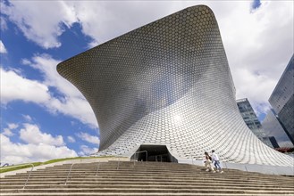 Mexico City, Mexico, 18 September 2022: Soumaya Museum in Mexico City that holds Mexican and