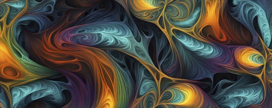 Abstract illustration of fractal patterns found in nature representing the application of