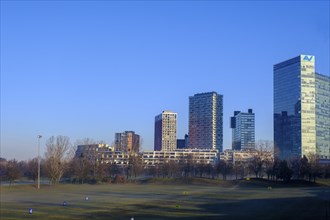 High-rise buildings, Wiener Berg, Vienna, Austria, Europe