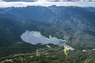 Eibsee lake, Bavaria, Germany, Europe