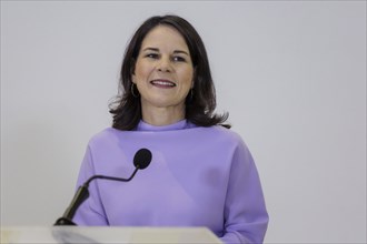 Annalena Bärbock (Alliance 90/The Greens), Federal Foreign Minister, photographed during a joint