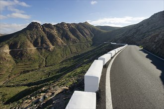 Fuerteventura, Canary Islands, Road near Mirrador de Morro Velosa, Spain, Europe