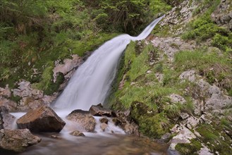 Allerheiligen waterfalls or Buettenstein waterfalls, near Oppenau, Black Forest, Baden-Württemberg,