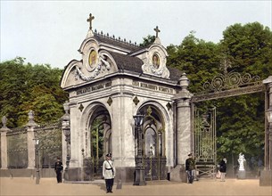 Chapel of Alexander II, St. Petersburg, Russia, c. 1890, Historic, digitally enhanced reproduction