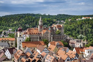 Sigmaringen Castle, Hohenzollern Castle, former princely residence and administrative seat of the