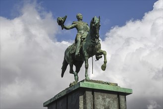 Equestrian Statue of King William II of the Netherlands, Binnenhof, The Hague, Holland, Netherlands