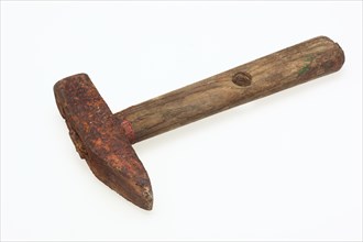 Old rusty hammer, tool