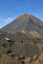 Stonehouse near vulcano on Fogo. Cabo Verde. Africa