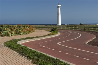 Fuerteventura, Canary Islands, Lighthouse in Morro Jable, Jandia, Faro de Jandia, Spain, Europe