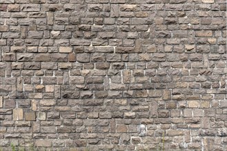 Structure of a natural stone wall, Austria, Europe