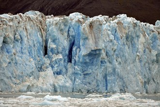 The glacier tongue calves into the Pacific, Columbia Glacier, Prince William Sound, Alaska, USA,