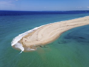 Aerial view, Cape Possidi, Kassandra, Chalkidiki, Greece, Europe