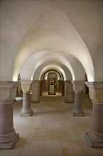 The crypt, one of the oldest in Germany, Mariendom, UNESCO World Heritage Site, Hildesheim, Lower