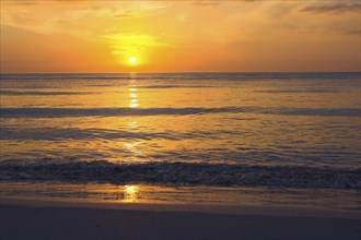 Sunset on the beach, St. Petersburg, Florida, USA, North America