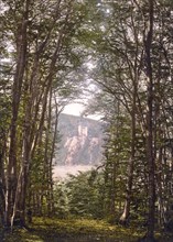 Magic Cave, Niederwald Monument, on the edge of the Niederwald Landscape Park above the town of