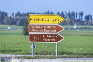 Vogelherd Archaeological Park in the Swabian Alb, caves in the Ach and Lone valleys of the UNESCO