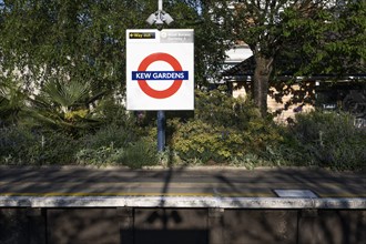 Underground station, Kew, London, England, Great Britain