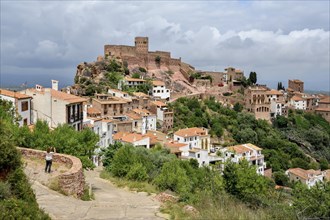 Old town of Vilafamés, province of Castellón, Valencian Community, Spain, Europe