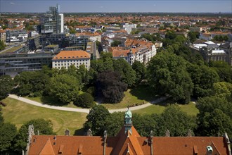 View of the administrative building of the Norddeutsche Landesbank, Hanover, Lower Saxony, Germany,