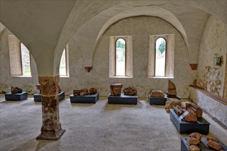 Former writing room, interior view, Buch Monastery, Leisnig OT Klosterbuch, Saxony, Germany, Europe