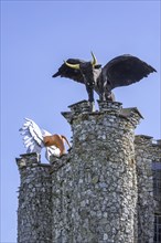 Eben-Ezer Tower, Museum of Flint, Musée du Silex, constructed by Robert Garcet at Eben-Emael,