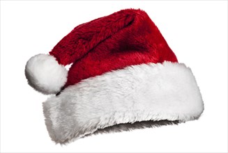 Santa Claus hat isolated on white background