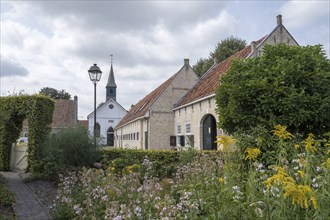 Bourtange Fortress, Church and Houses, Province of Groningen, Netherlands