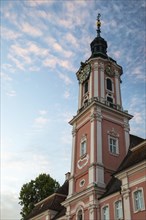 Church tower, Cistercian Priory Birnau Monastery Baden-Württemberg, Germany, Europe