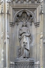 Detail, Cathedral, Canterbury, Kent, England, Great Britain