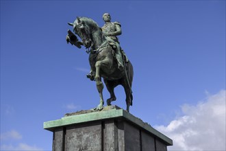 Equestrian Statue of King William II of the Netherlands, Binnenhof, The Hague, Holland, Netherlands