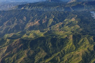 Aerial of Viti Levu, Fiji, South Pacific, Oceania