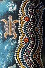 Aboriginal painting, aboriginal, art, indigenous, colourful, Australia, Oceania