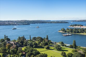 Overlook over Sydney harbour, New South Wales, Australia, Oceania