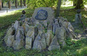 Monument to Major General Julius von Koethen, Torgau, Saxony, Germany, Europe