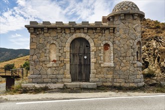 Border house on the coastal road from Portbou to Cerbère, border crossing, Monument a l'Exili