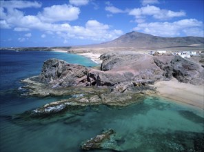 Papagaya Beach, Lanzarote, Canary Islands, Papagaya Beach, Spain, Europe