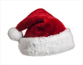 Santa Claus hat isolated on white background