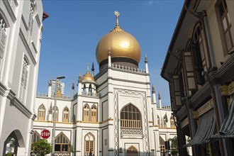 18.07.2019, Singapore, Republic of Singapore, Asia, Exterior view of the Sultan Mosque (Masjid