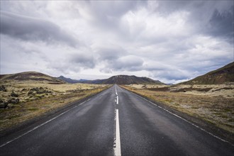 On the way to Kirkjufell, Iceland, road, journey, cloudy, Europe