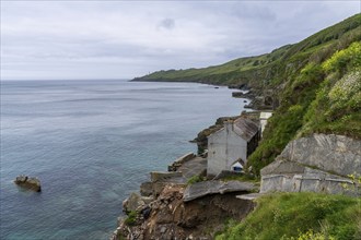 Hallsands, Devon, England, UK, May 26, 2022: The abandoned fishing village, partly swept into the