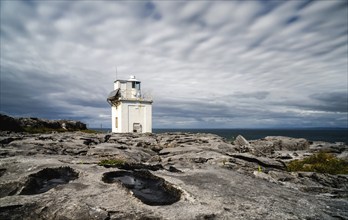 A view of the Black Head Lighthouse on the Burren Coast of County Clare