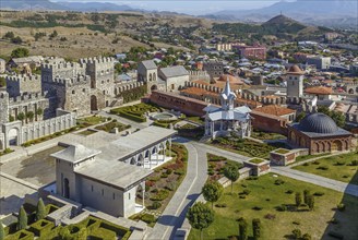 Rabati Castle is a medieval castle complex in Akhaltsikhe, Georgia. View from above