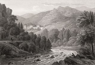 Bonskeid House, Strath Tummel, Perth and Kinross, 19th century, from Modern Athens by Th. H.