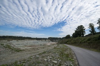 Quarry in Winterswijk in the Netherlands