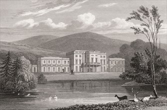 The Haining, a country house and estate in Selkirk in the Scottish Borders, 19th century, from