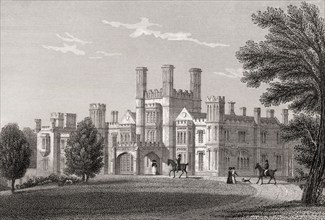 Carstairs House, South Lanarkshire, Scotland, 19th century, from Modern Athens by Th. H. Shepherd